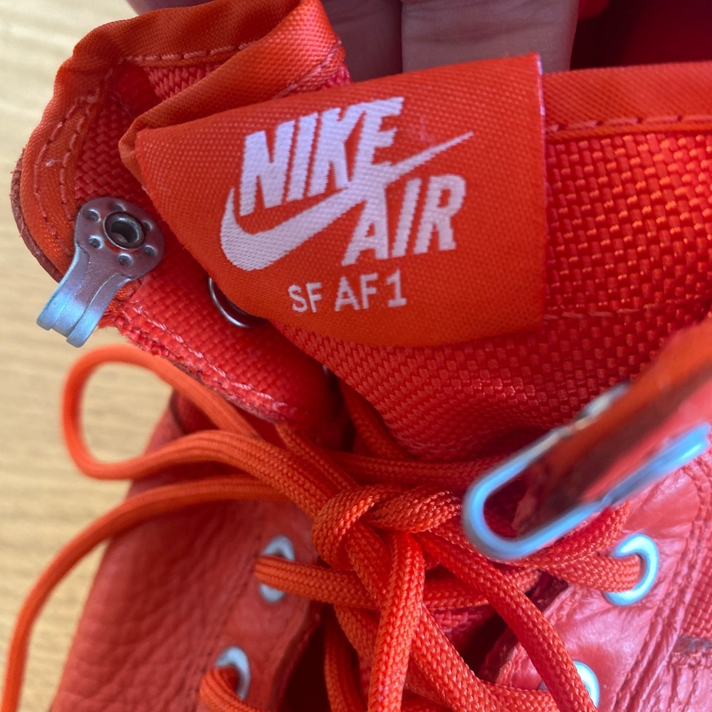 Nike SF AF1 Mid Team Orange Sneakers Men’s 13 Preowned - Picture 9 of 11